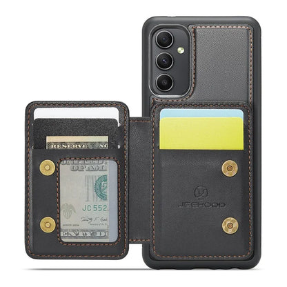 JEEHOOD J05 For Samsung Galaxy A54 5G Case Card Holder Kickstand Leather+TPU Phone Cover