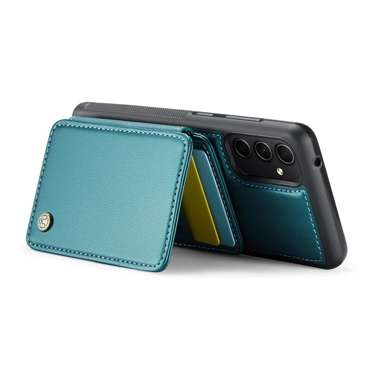 JEEHOOD J05 For Samsung Galaxy A54 5G Case Card Holder Kickstand Leather+TPU Phone Cover