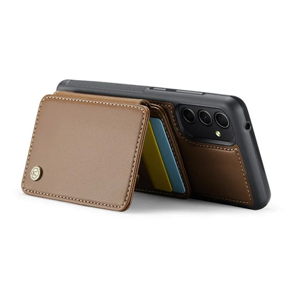 JEEHOOD J05 For Samsung Galaxy A54 5G Case Card Holder Kickstand Leather+TPU Phone Cover