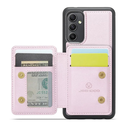 JEEHOOD J05 For Samsung Galaxy A54 5G Case Card Holder Kickstand Leather+TPU Phone Cover