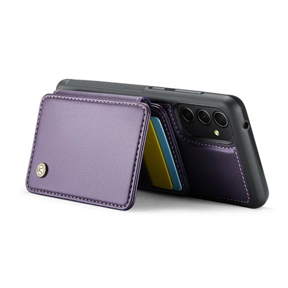 JEEHOOD J05 For Samsung Galaxy A54 5G Case Card Holder Kickstand Leather+TPU Phone Cover
