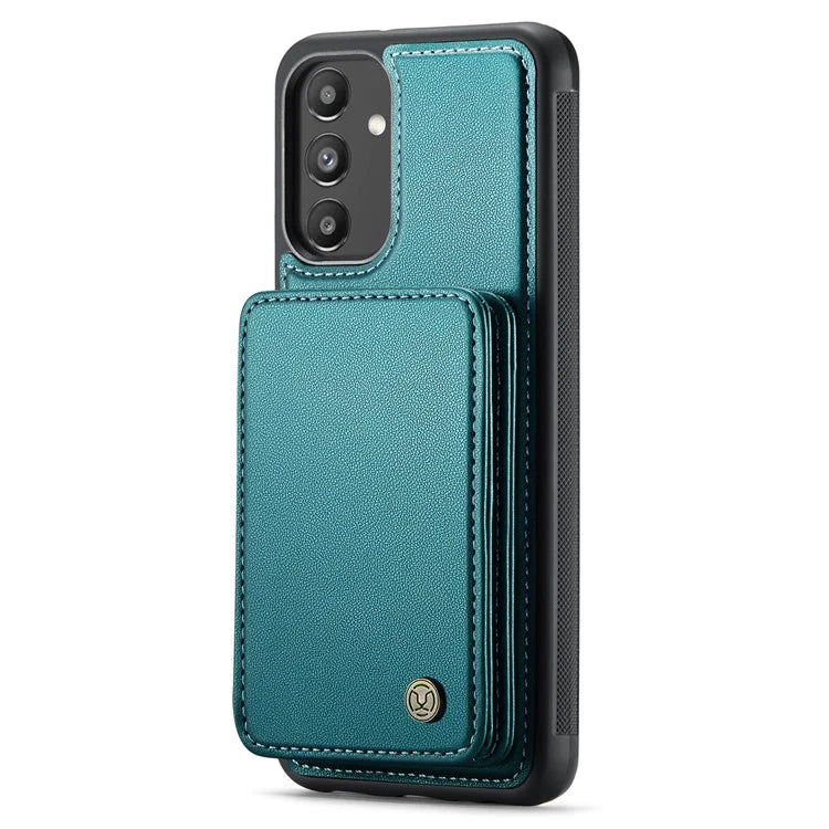 JEEHOOD J05 For Samsung Galaxy A13 5G Case Card Holder Kickstand Leather+TPU Phone Cover
