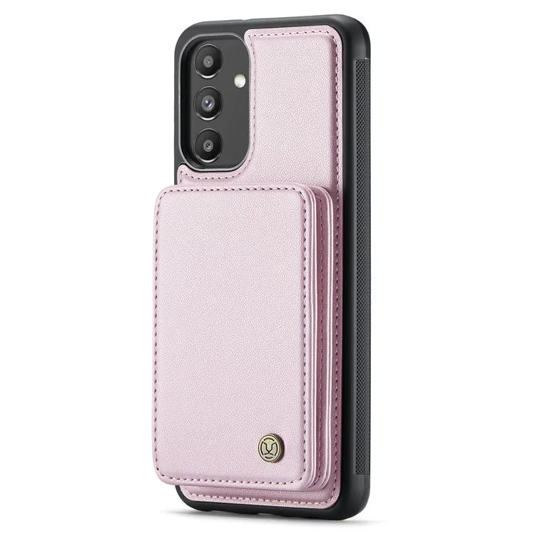 JEEHOOD J05 For Samsung Galaxy A13 5G Case Card Holder Kickstand Leather+TPU Phone Cover
