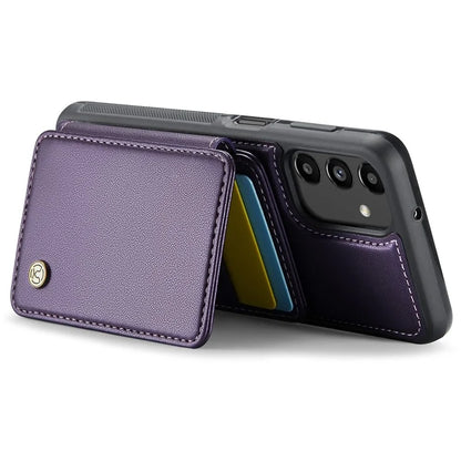 JEEHOOD J05 For Samsung Galaxy A13 5G Case Card Holder Kickstand Leather+TPU Phone Cover