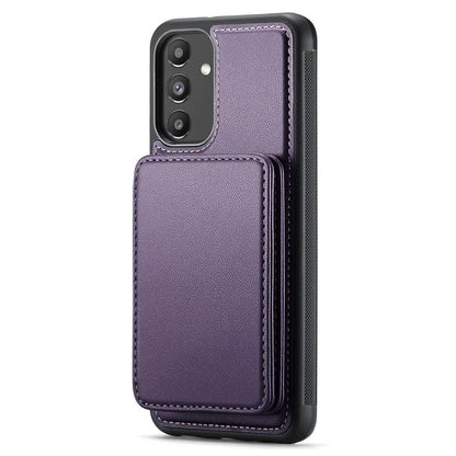 JEEHOOD J05 For Samsung Galaxy A13 5G Case Card Holder Kickstand Leather+TPU Phone Cover