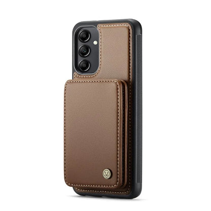 JEEHOOD J05 For Samsung Galaxy A14 4G / 5G Case Card Holder Kickstand Leather+TPU Phone Cover