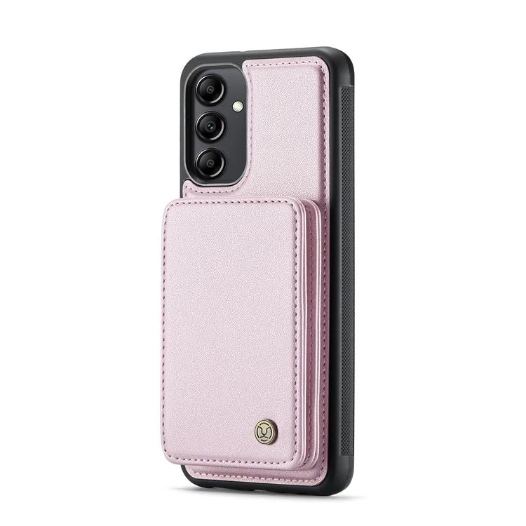 JEEHOOD J05 For Samsung Galaxy A14 4G / 5G Case Card Holder Kickstand Leather+TPU Phone Cover