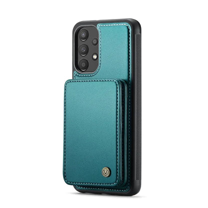 JEEHOOD J05 For Samsung Galaxy A13 4G Case Card Holder Kickstand Leather+TPU Phone Cover