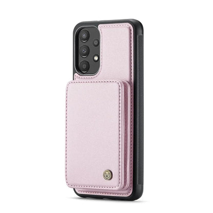 JEEHOOD J05 For Samsung Galaxy A13 4G Case Card Holder Kickstand Leather+TPU Phone Cover