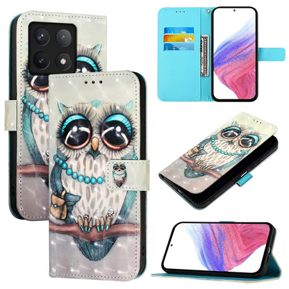 For Xiaomi 14T Leather Case YB Pattern Printing Leather Series-2 Pattern Printing Wallet Stand Cover