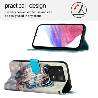 For Xiaomi 14T Leather Case YB Pattern Printing Leather Series-2 Pattern Printing Wallet Stand Cover