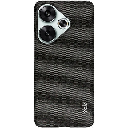 IMAK Ruiyi Series for Xiaomi Poco F6 5G / Redmi Turbo 3 5G Case Classic Fabric Texture Leather +PC Phone Cover