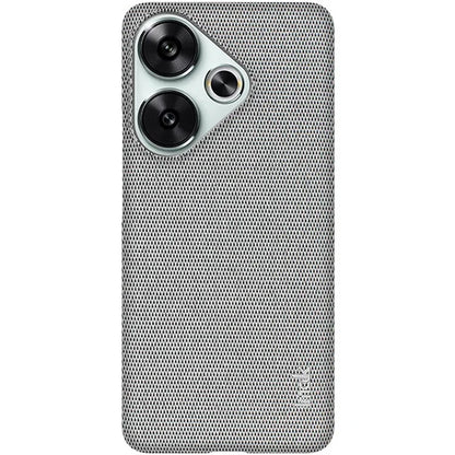 IMAK Ruiyi Series for Xiaomi Poco F6 5G / Redmi Turbo 3 5G Case Classic Fabric Texture Leather +PC Phone Cover