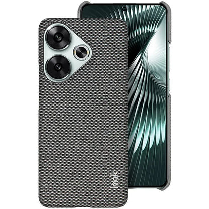 IMAK Ruiyi Series for Xiaomi Poco F6 5G / Redmi Turbo 3 5G Case Classic Fabric Texture Leather +PC Phone Cover