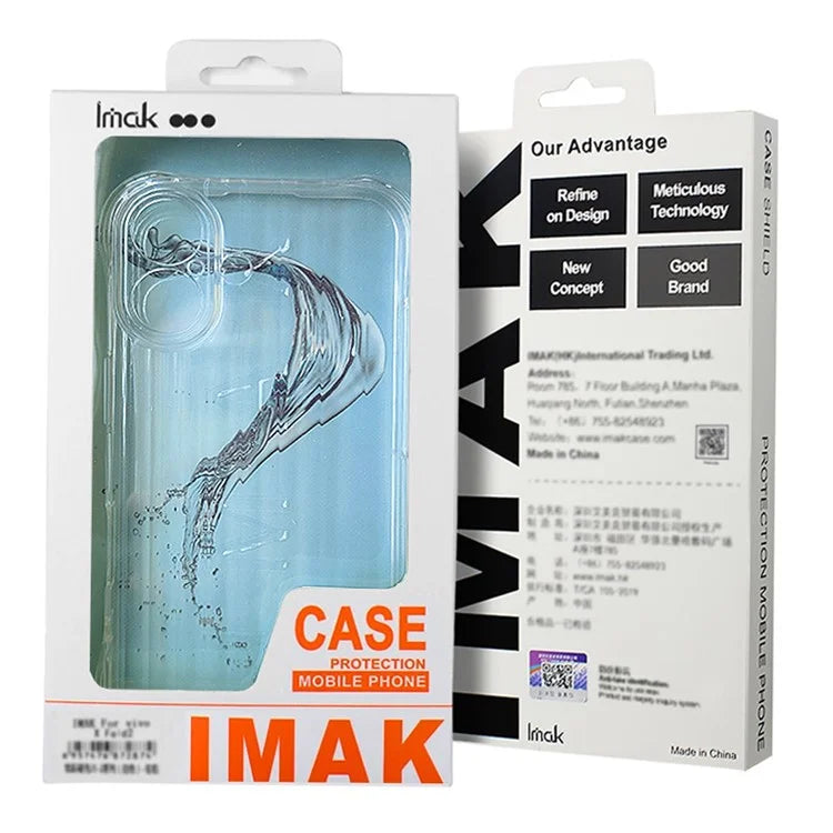 IMAK For OnePlus Nord 4 Case PC+TPU Shockproof Clear Phone Cover