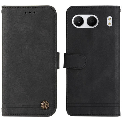 For OnePlus Nord 4 Wallet Case Skin-Touch Leather Phone Cover Tree Pattern Hardware