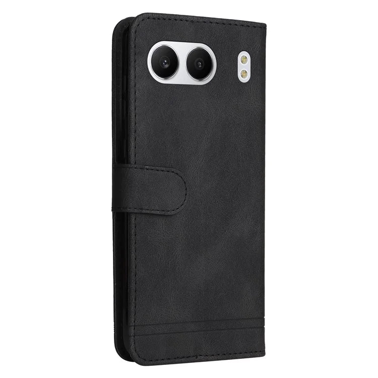 For OnePlus Nord 4 Wallet Case Skin-Touch Leather Phone Cover Tree Pattern Hardware