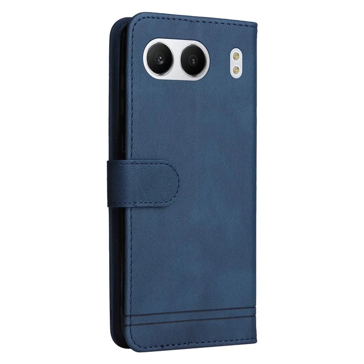 For OnePlus Nord 4 Wallet Case Skin-Touch Leather Phone Cover Tree Pattern Hardware