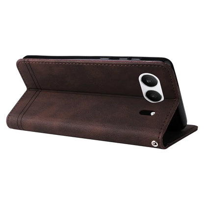 For OnePlus Nord 4 Wallet Case Skin-Touch Leather Phone Cover Tree Pattern Hardware