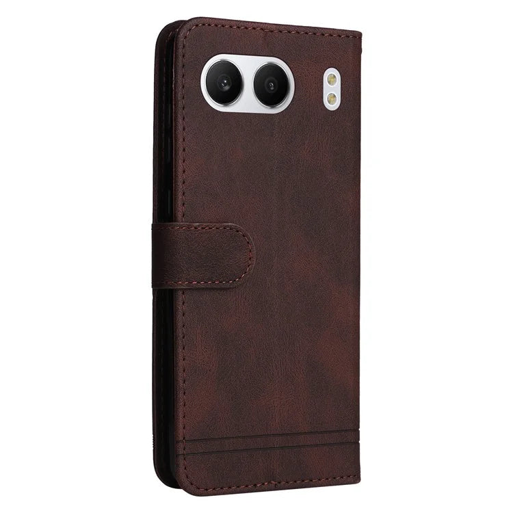 For OnePlus Nord 4 Wallet Case Skin-Touch Leather Phone Cover Tree Pattern Hardware