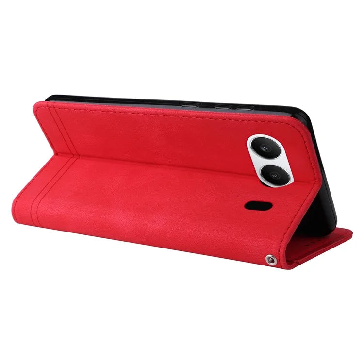 For OnePlus Nord 4 Wallet Case Skin-Touch Leather Phone Cover Tree Pattern Hardware