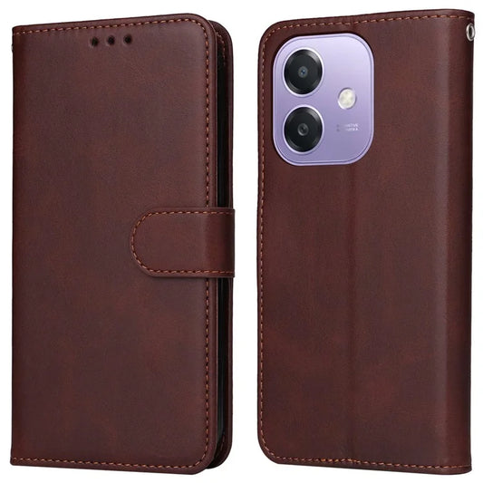 For Oppo A3x 4G / A3x 5G (India) Case Wallet PU Leather Folio Flip Phone Cover