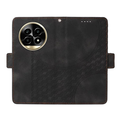For Realme 13 Pro+ 5G / 13 Pro 5G / P1 Pro 5G / 12 Pro+ 5G / 12 Pro 5G Case PU Leather Phone Cover Rhombus Starry Imprinted