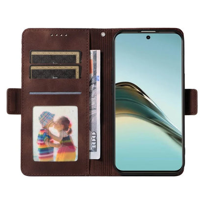 For Realme 13 Pro+ 5G / 13 Pro 5G / P1 Pro 5G / 12 Pro+ 5G / 12 Pro 5G Case PU Leather Phone Cover Rhombus Starry Imprinted
