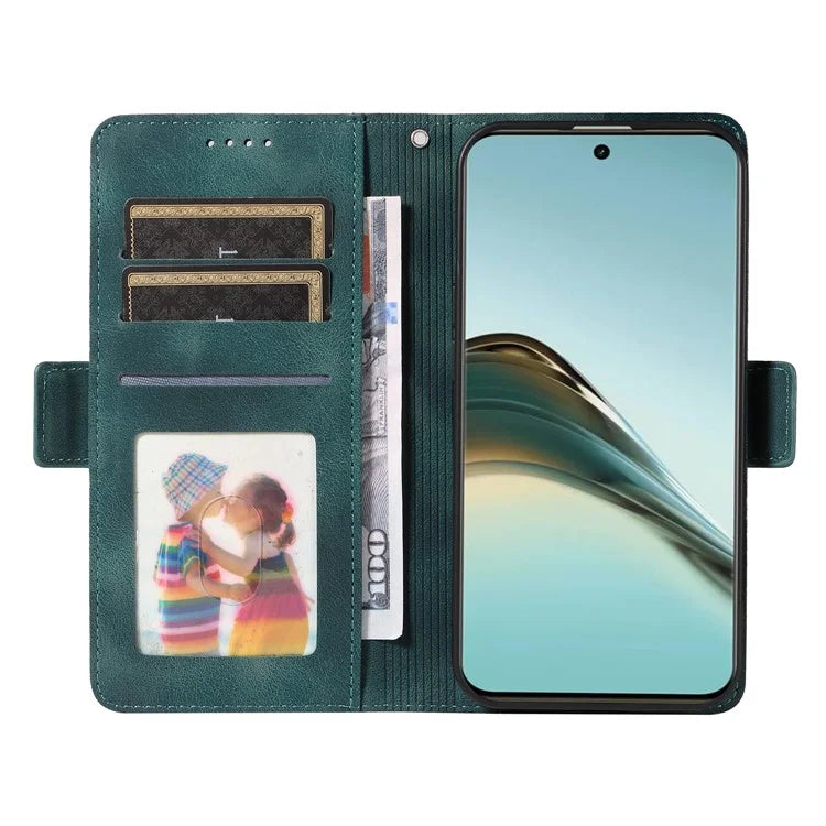 For Realme 13 Pro+ 5G / 13 Pro 5G / P1 Pro 5G / 12 Pro+ 5G / 12 Pro 5G Case PU Leather Phone Cover Rhombus Starry Imprinted