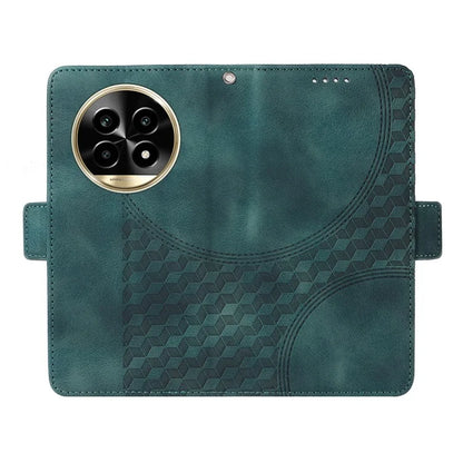 For Realme 13 Pro+ 5G / 13 Pro 5G / P1 Pro 5G / 12 Pro+ 5G / 12 Pro 5G Case PU Leather Phone Cover Rhombus Starry Imprinted