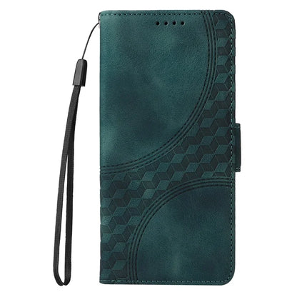 For Realme 13 Pro+ 5G / 13 Pro 5G / P1 Pro 5G / 12 Pro+ 5G / 12 Pro 5G Case PU Leather Phone Cover Rhombus Starry Imprinted