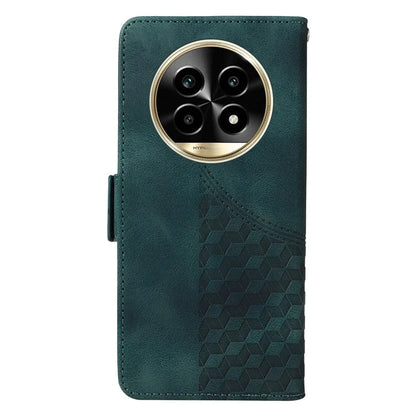 For Realme 13 Pro+ 5G / 13 Pro 5G / P1 Pro 5G / 12 Pro+ 5G / 12 Pro 5G Case PU Leather Phone Cover Rhombus Starry Imprinted
