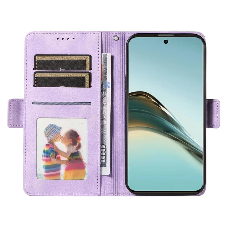 For Realme 13 Pro+ 5G / 13 Pro 5G / P1 Pro 5G / 12 Pro+ 5G / 12 Pro 5G Case PU Leather Phone Cover Rhombus Starry Imprinted