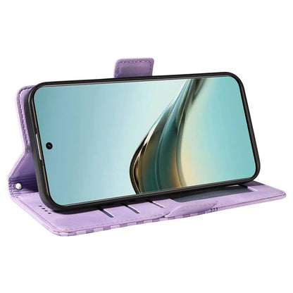 For Realme 13 Pro+ 5G / 13 Pro 5G / P1 Pro 5G / 12 Pro+ 5G / 12 Pro 5G Case PU Leather Phone Cover Rhombus Starry Imprinted