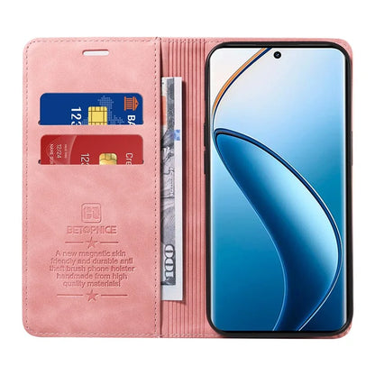 BETOPNICE 003 For Realme 13 Pro+ 5G / 13 Pro 5G / P1 Pro 5G / 12 Pro+ 5G / 12 Pro 5G Wallet Case Leather Phone Cover with Stand