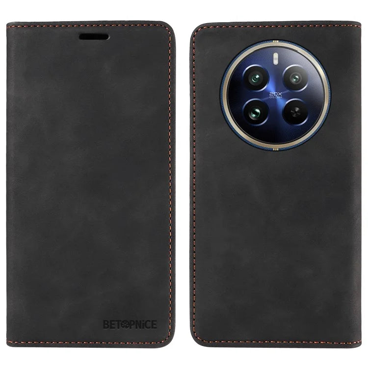BETOPNICE 003 For Realme 13 Pro+ 5G / 13 Pro 5G / P1 Pro 5G / 12 Pro+ 5G / 12 Pro 5G Wallet Case Leather Phone Cover with Stand