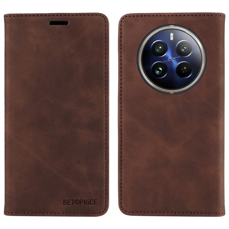 BETOPNICE 003 For Realme 13 Pro+ 5G / 13 Pro 5G / P1 Pro 5G / 12 Pro+ 5G / 12 Pro 5G Wallet Case Leather Phone Cover with Stand