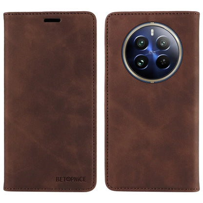 BETOPNICE 003 For Realme 13 Pro+ 5G / 13 Pro 5G / P1 Pro 5G / 12 Pro+ 5G / 12 Pro 5G Wallet Case Leather Phone Cover with Stand