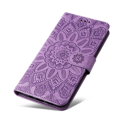 For Realme 13 Pro+ 5G / 13 Pro 5G / P1 Pro 5G / 12 Pro+ 5G / 12 Pro 5G Case Sunflower Imprint Leather Wallet Phone Cover