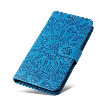 For Realme 13 Pro+ 5G / 13 Pro 5G / P1 Pro 5G / 12 Pro+ 5G / 12 Pro 5G Case Sunflower Imprint Leather Wallet Phone Cover