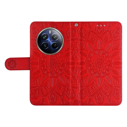 For Realme 13 Pro+ 5G / 13 Pro 5G / P1 Pro 5G / 12 Pro+ 5G / 12 Pro 5G Case Sunflower Imprint Leather Wallet Phone Cover