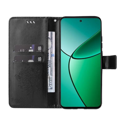 KT Imprinting Flower Series-3 For Realme Narzo 70 5G / Narzo 70 Pro 5G / P1 5G / 12 4G / 12+ 5G Case Cat Tree Pattern Flip Leather Phone Cover