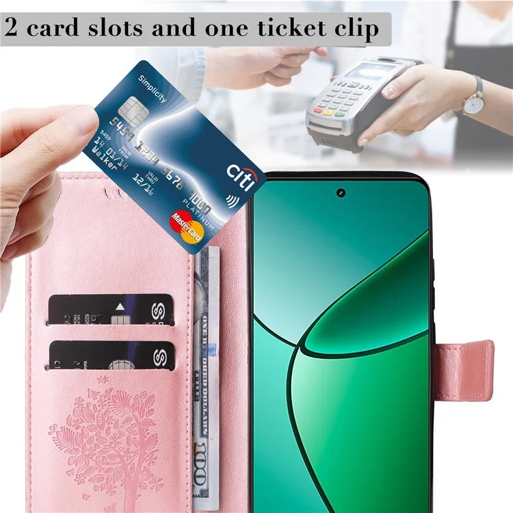 KT Imprinting Flower Series-3 For Realme Narzo 70 5G / Narzo 70 Pro 5G / P1 5G / 12 4G / 12+ 5G Case Cat Tree Pattern Flip Leather Phone Cover