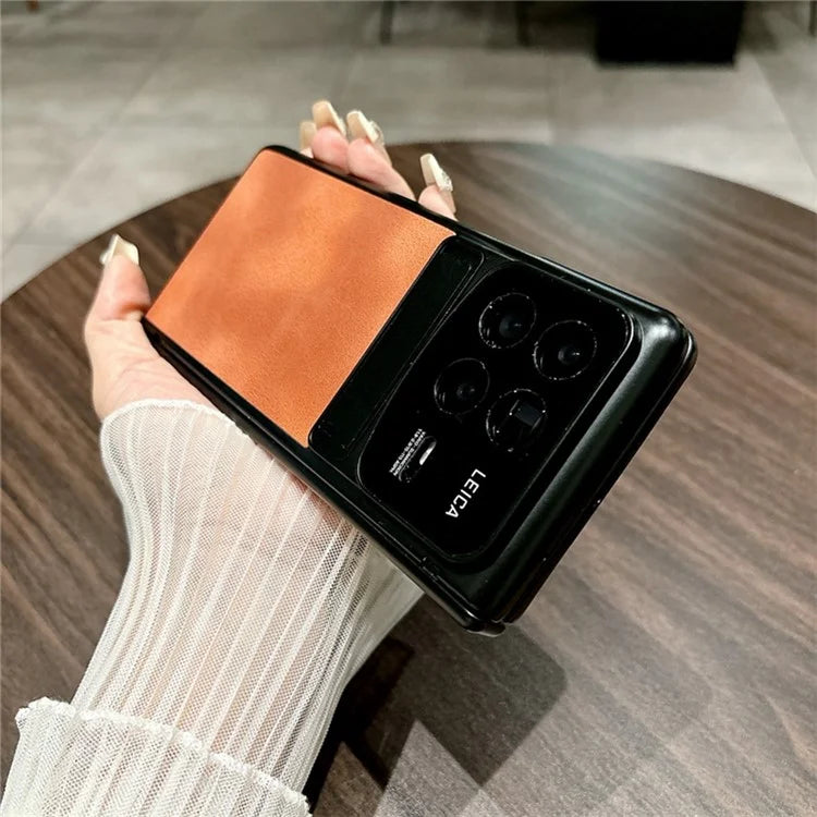 For Xiaomi Mix Fold 4 5G Case Leather+PC Kickstand Phone Cover