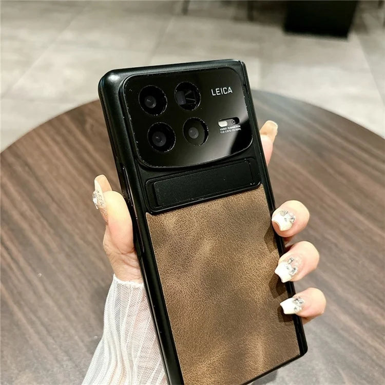 For Xiaomi Mix Fold 4 5G Case Leather+PC Kickstand Phone Cover