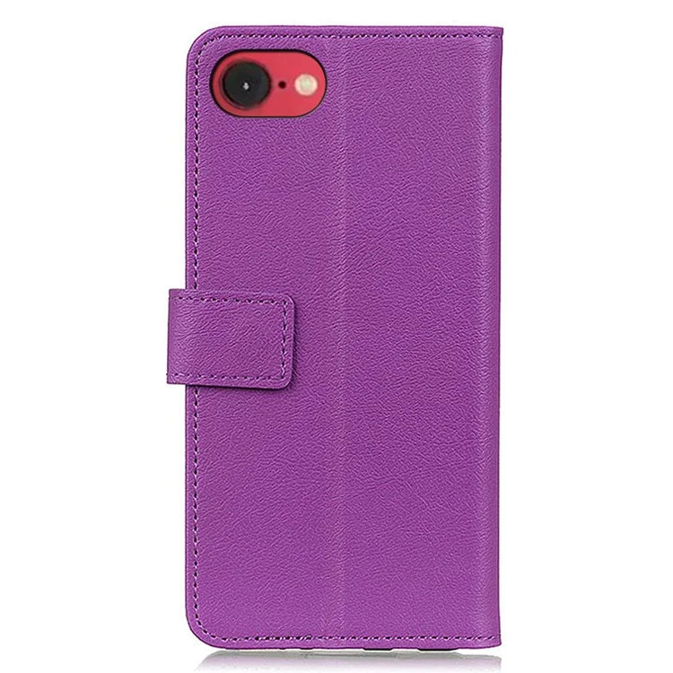 For iPhone SE (2024) Case PU Leather Stand Wallet Phone Cover