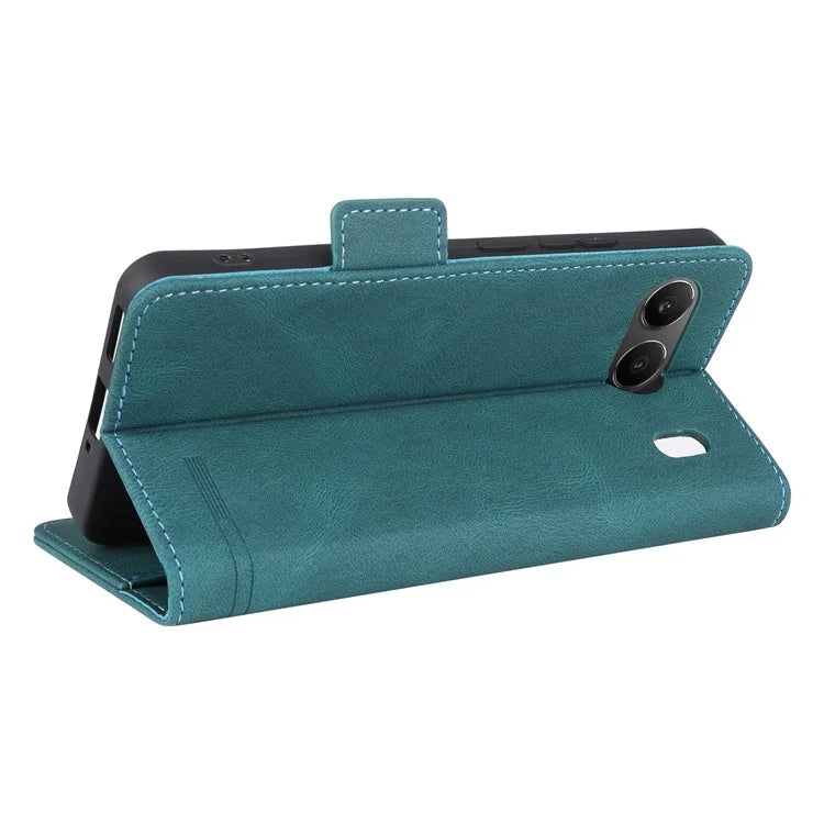 For OnePlus Nord 4 Case Leather Wallet Flip Phone Cover with Hardware Decor