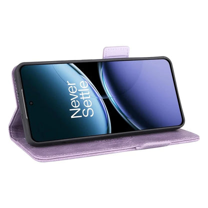 For OnePlus Nord 4 Case Leather Wallet Flip Phone Cover with Hardware Decor