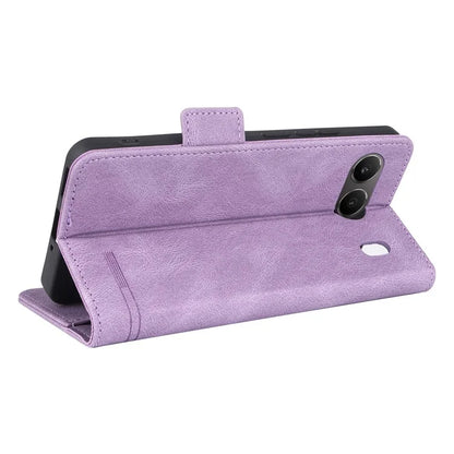 For OnePlus Nord 4 Case Leather Wallet Flip Phone Cover with Hardware Decor