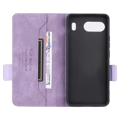 For OnePlus Nord 4 Case Leather Wallet Flip Phone Cover with Hardware Decor